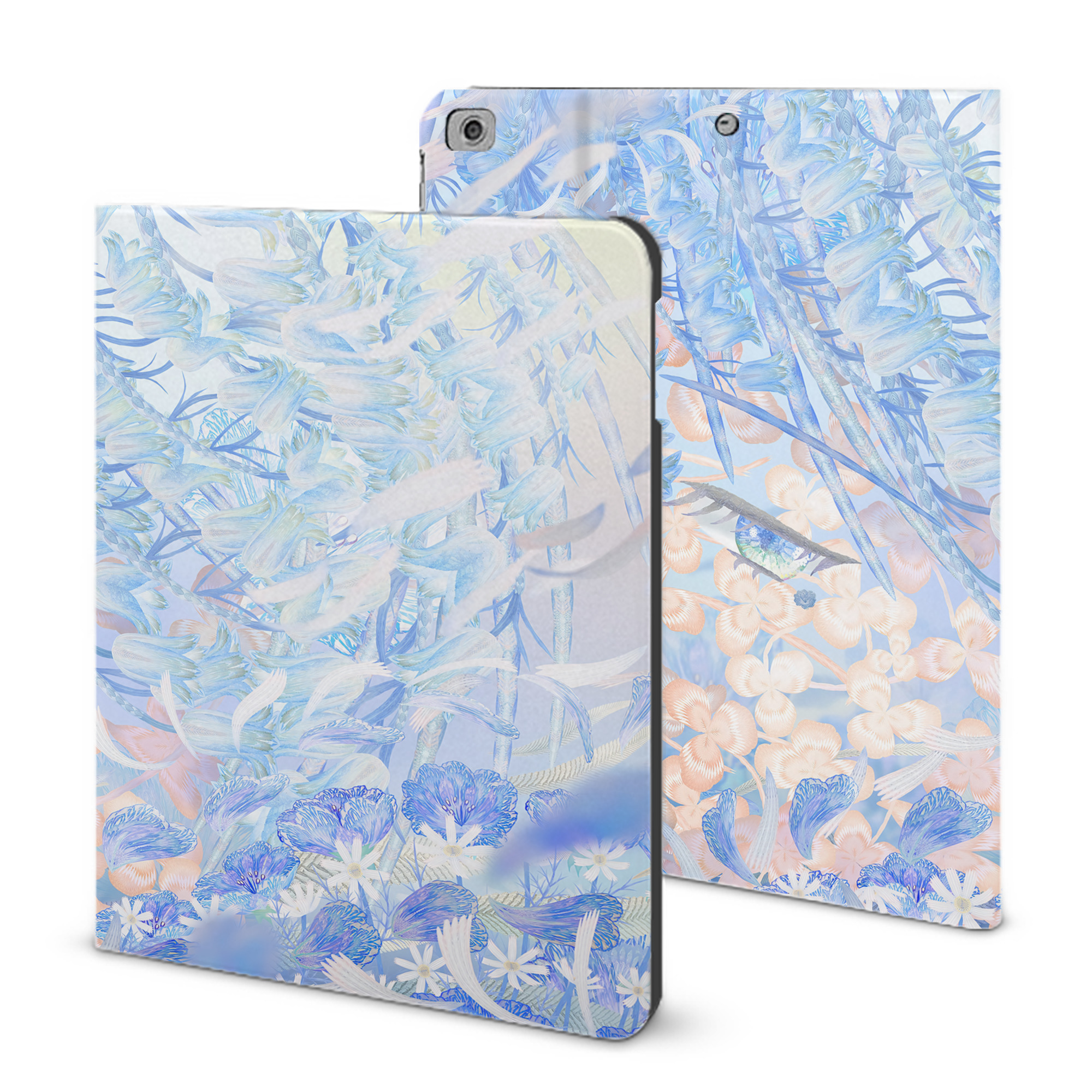 （画像用） 葬送のフリーレン Frieren IPad ケース ブック型 PUレザー TPU 耐衝撃 軽量 薄型 ペン収納なし 全面保護 IPad 各モデル対応
